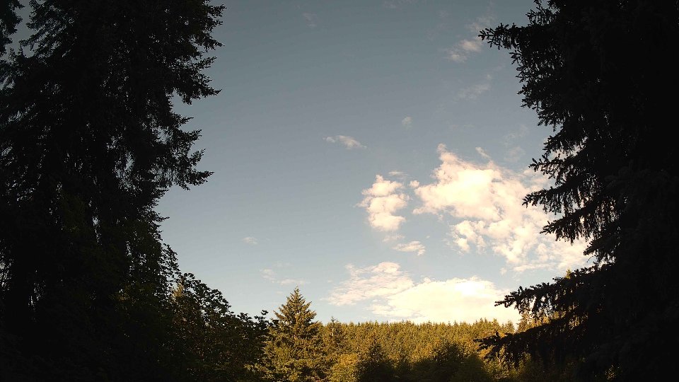 Pacific Northwest skyline timelapse frame from Jun 19th, 2026 at 7:30 AM