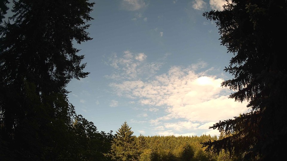 Pacific Northwest skyline timelapse frame from Jun 19th, 2026 at 7:45 AM