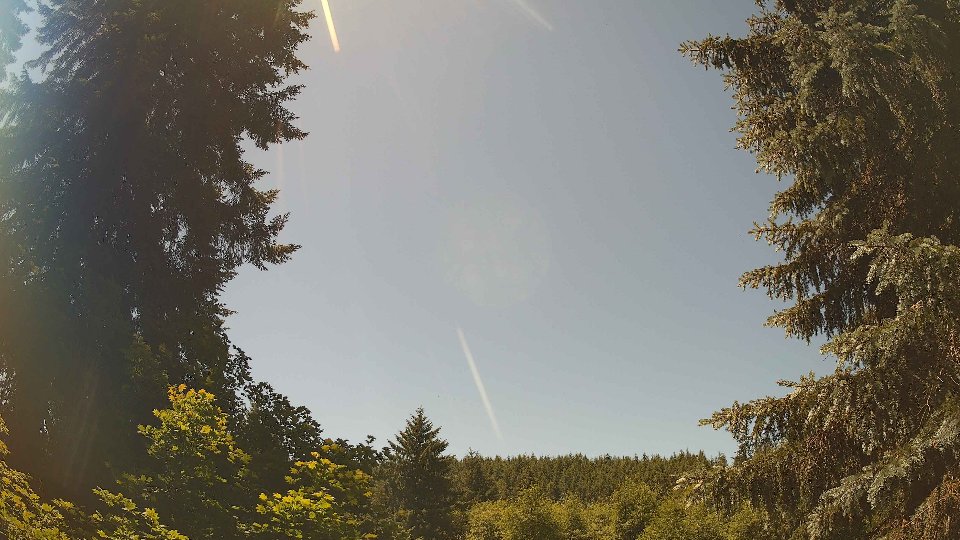 Pacific Northwest skyline timelapse frame from Jun 19th, 2026 at 12:45 PM