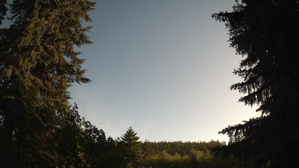 Pacific Northwest skyline timelapse frame from Jun 19th, 2026 at 7:15 PM