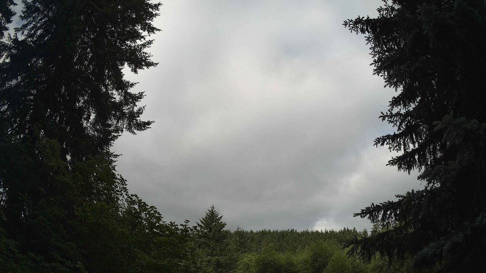 Pacific Northwest skyline timelapse frame from Jun 20th, 2026 at 7:45 AM