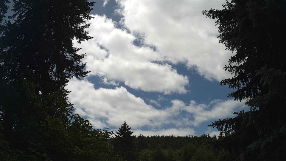 Pacific Northwest skyline timelapse frame from Jun 20th, 2026 at 1:00 PM