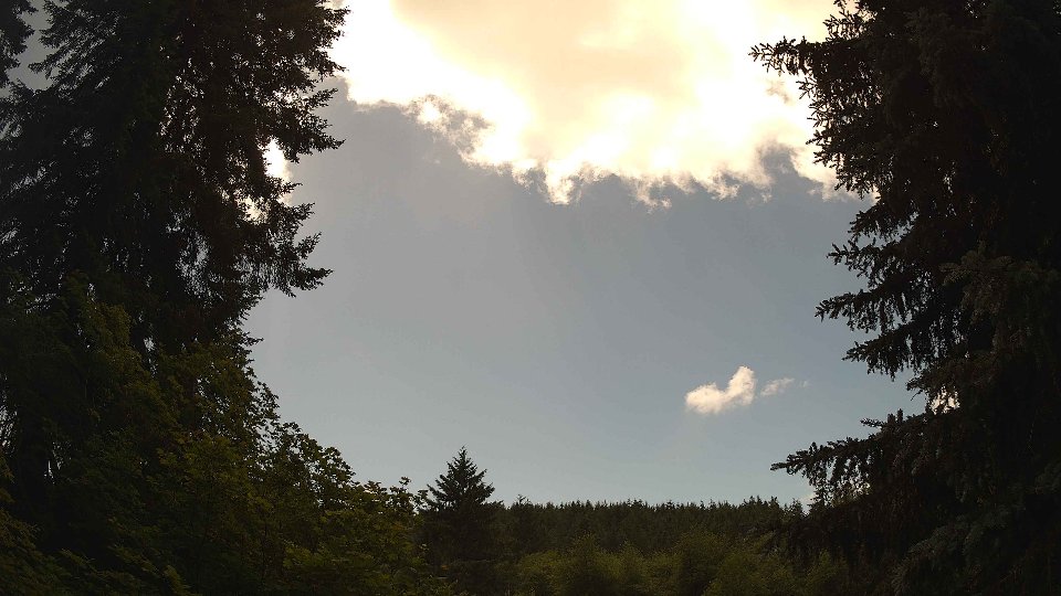 Pacific Northwest skyline timelapse frame from Jun 20th, 2026 at 1:45 PM