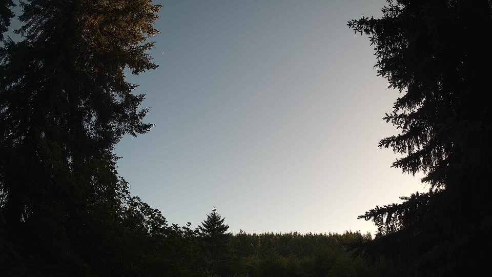Pacific Northwest skyline timelapse frame from Jun 20th, 2026 at 8:00 PM