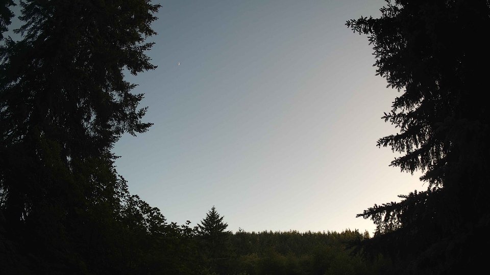Pacific Northwest skyline timelapse frame from Jun 20th, 2026 at 8:15 PM