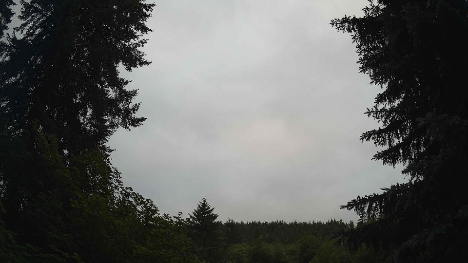 Pacific Northwest skyline timelapse frame from Jun 21st, 2026 at 5:45 AM