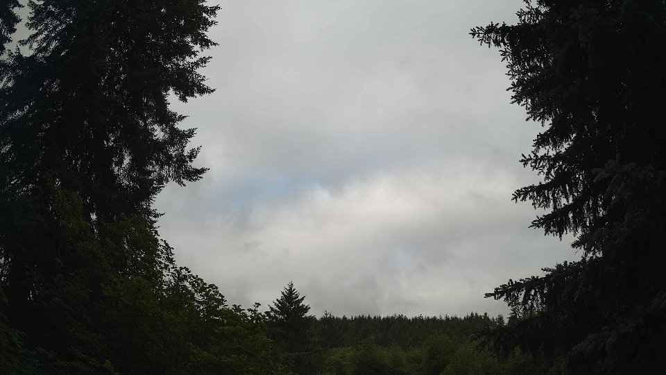 Pacific Northwest skyline timelapse frame from Jun 21st, 2026 at 7:45 AM