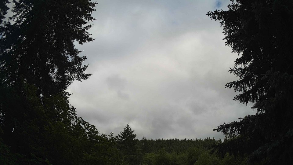 Pacific Northwest skyline timelapse frame from Jun 21st, 2026 at 8:15 AM