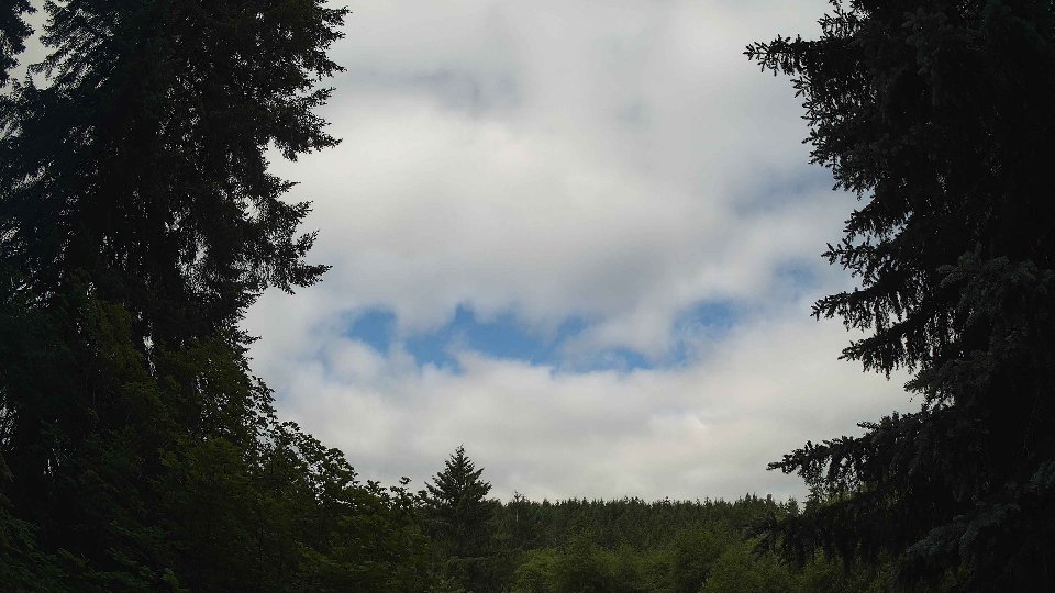 Pacific Northwest skyline timelapse frame from Jun 21st, 2026 at 9:15 AM