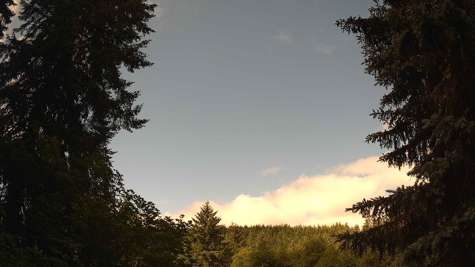 Pacific Northwest skyline timelapse frame from Jun 21st, 2026 at 9:45 AM