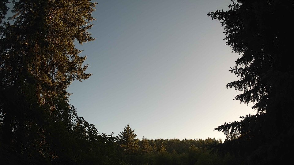 Pacific Northwest skyline timelapse frame from Jun 21st, 2026 at 7:45 PM
