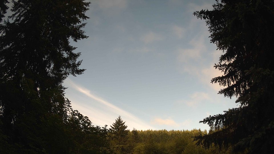 Pacific Northwest skyline timelapse frame from Jun 22nd, 2026 at 7:45 AM