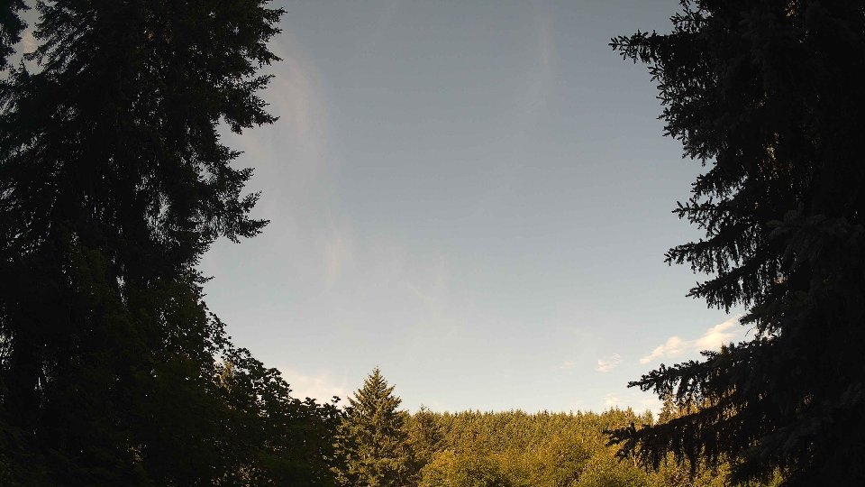 Pacific Northwest skyline timelapse frame from Jun 24th, 2026 at 8:45 AM