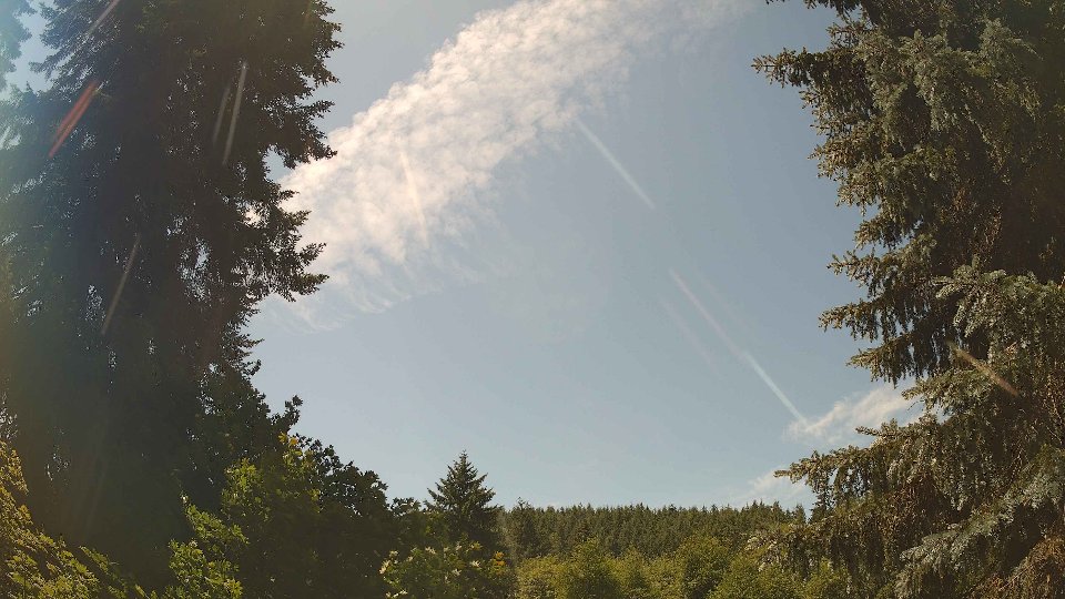 Pacific Northwest skyline timelapse frame from Jun 24th, 2026 at 12:45 PM