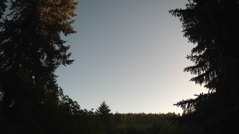 Pacific Northwest skyline timelapse frame from Jun 24th, 2026 at 8:00 PM