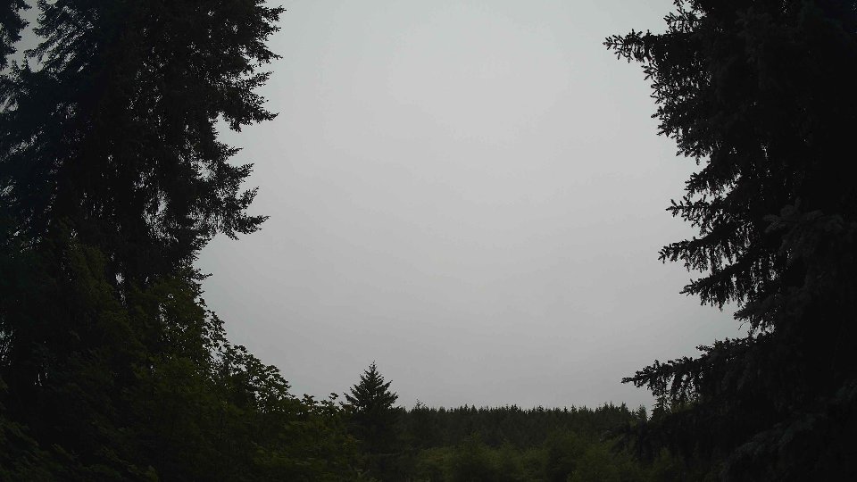 Pacific Northwest skyline timelapse frame from Jun 25th, 2026 at 5:45 AM