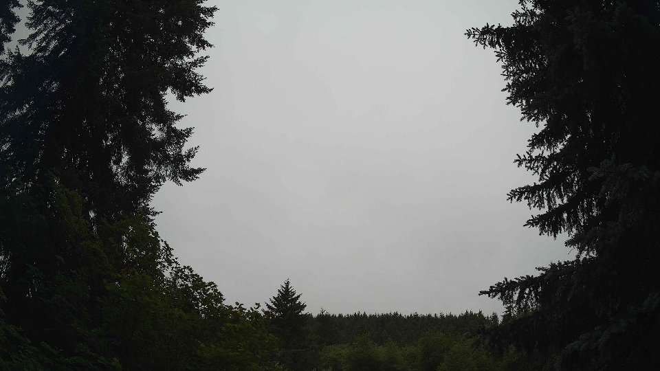 Pacific Northwest skyline timelapse frame from Jun 25th, 2026 at 9:45 AM