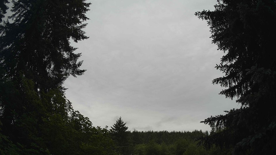 Pacific Northwest skyline timelapse frame from Jun 25th, 2026 at 1:45 PM