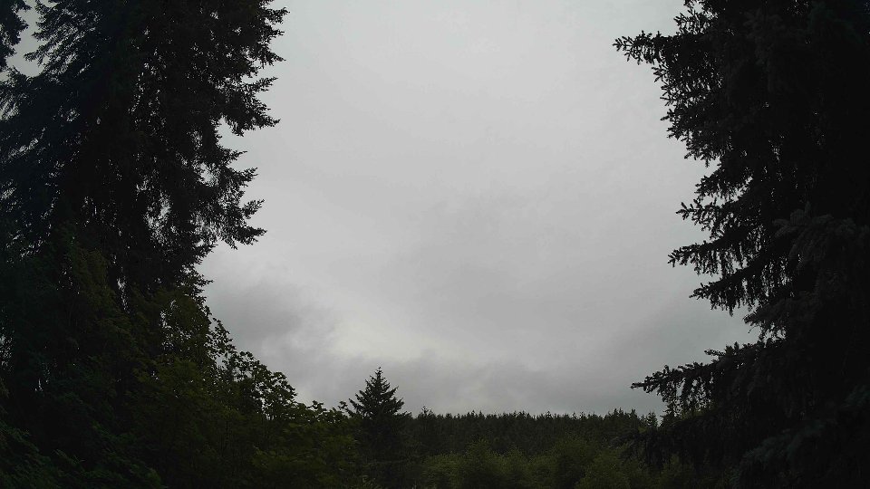 Pacific Northwest skyline timelapse frame from Jun 25th, 2026 at 3:45 PM