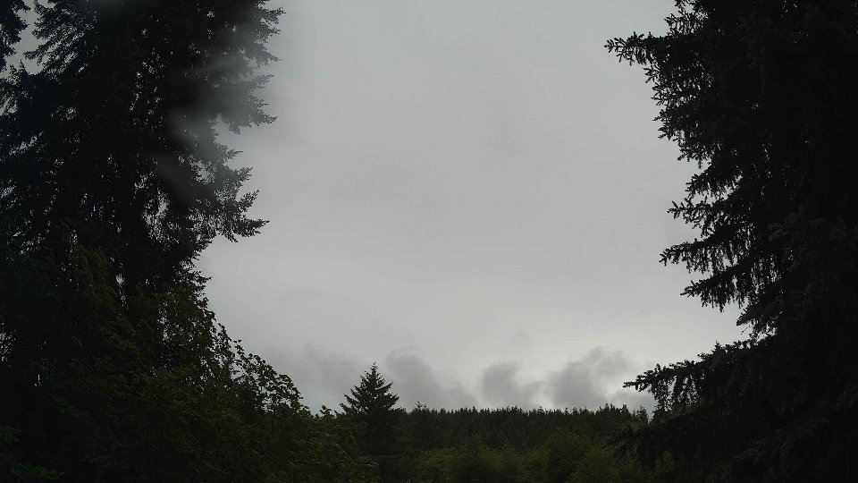 Pacific Northwest skyline timelapse frame from Jun 25th, 2026 at 4:45 PM