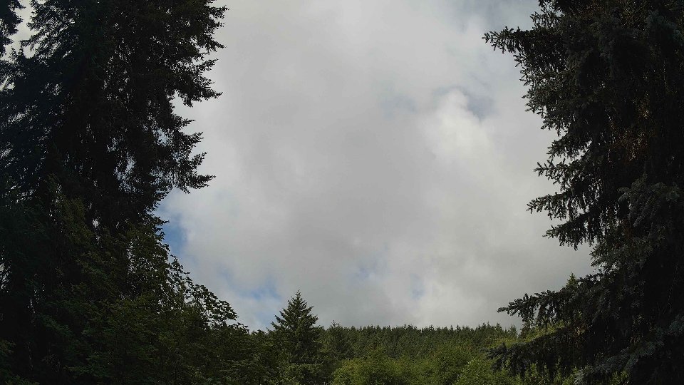 Pacific Northwest skyline timelapse frame from Jun 26th, 2026 at 9:45 AM