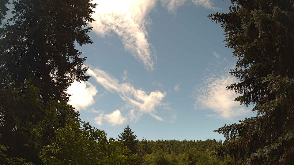 Pacific Northwest skyline timelapse frame from Jun 26th, 2026 at 12:00 PM