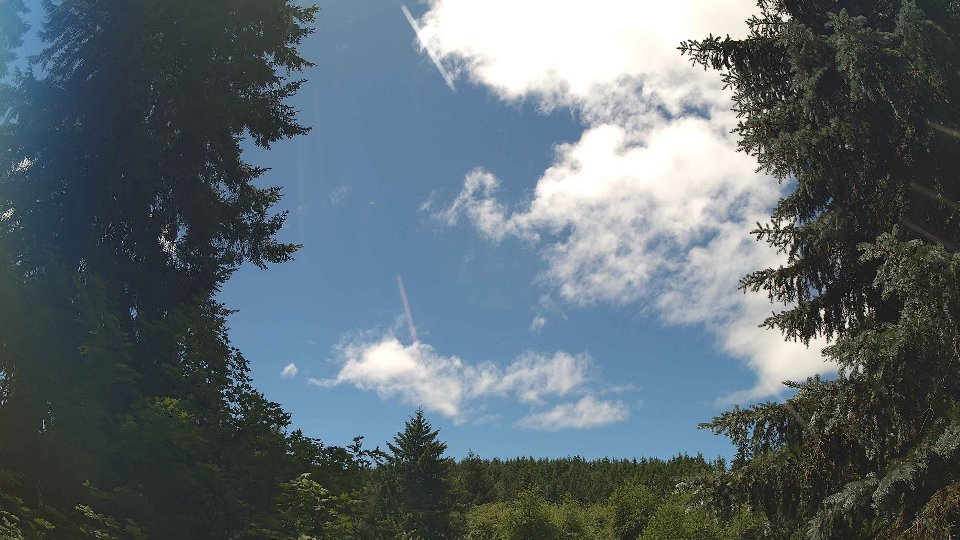 Pacific Northwest skyline timelapse frame from Jun 26th, 2026 at 1:00 PM