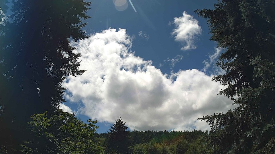 Pacific Northwest skyline timelapse frame from Jun 26th, 2026 at 1:45 PM