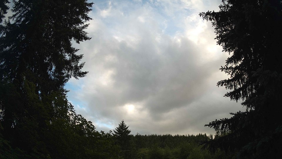 Pacific Northwest skyline timelapse frame from Jun 26th, 2026 at 7:30 PM