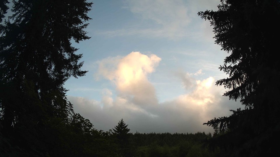 Pacific Northwest skyline timelapse frame from Jun 26th, 2026 at 8:15 PM