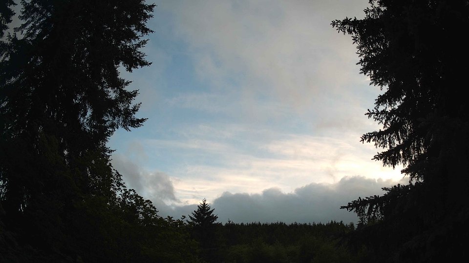 Pacific Northwest skyline timelapse frame from Jun 26th, 2026 at 8:30 PM