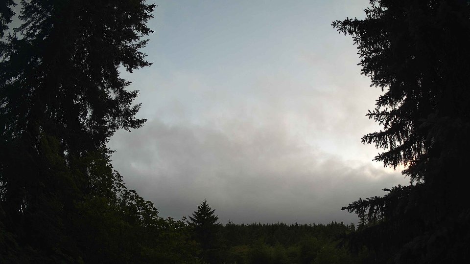 Pacific Northwest skyline timelapse frame from Jun 26th, 2026 at 8:59 PM