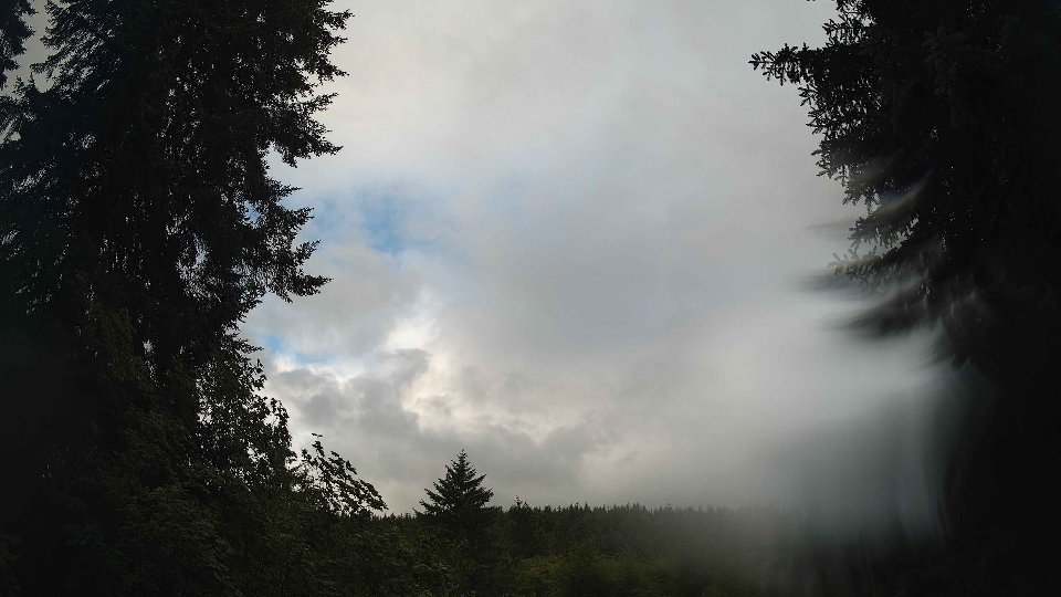 Pacific Northwest skyline timelapse frame from Jun 27th, 2026 at 7:45 AM