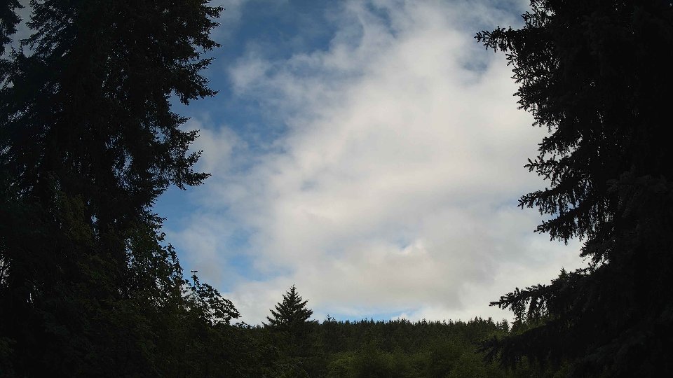 Pacific Northwest skyline timelapse frame from Jun 27th, 2026 at 9:00 AM