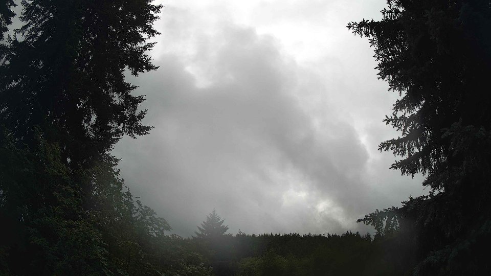 Pacific Northwest skyline timelapse frame from Jun 27th, 2026 at 1:00 PM