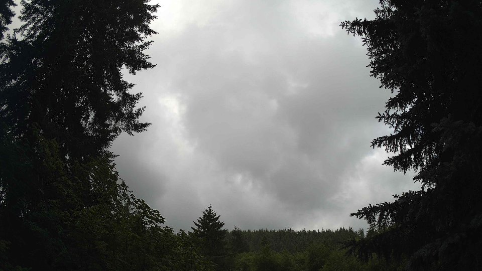 Pacific Northwest skyline timelapse frame from Jun 27th, 2026 at 1:45 PM