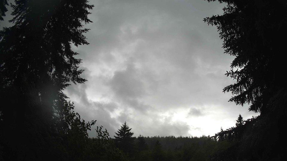Pacific Northwest skyline timelapse frame from Jun 27th, 2026 at 3:45 PM