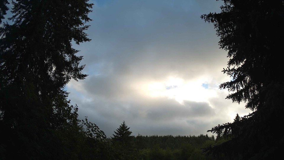 Pacific Northwest skyline timelapse frame from Jun 27th, 2026 at 7:30 PM
