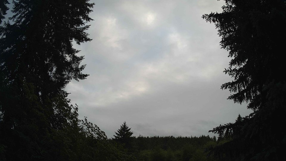 Pacific Northwest skyline timelapse frame from Jun 27th, 2026 at 8:15 PM
