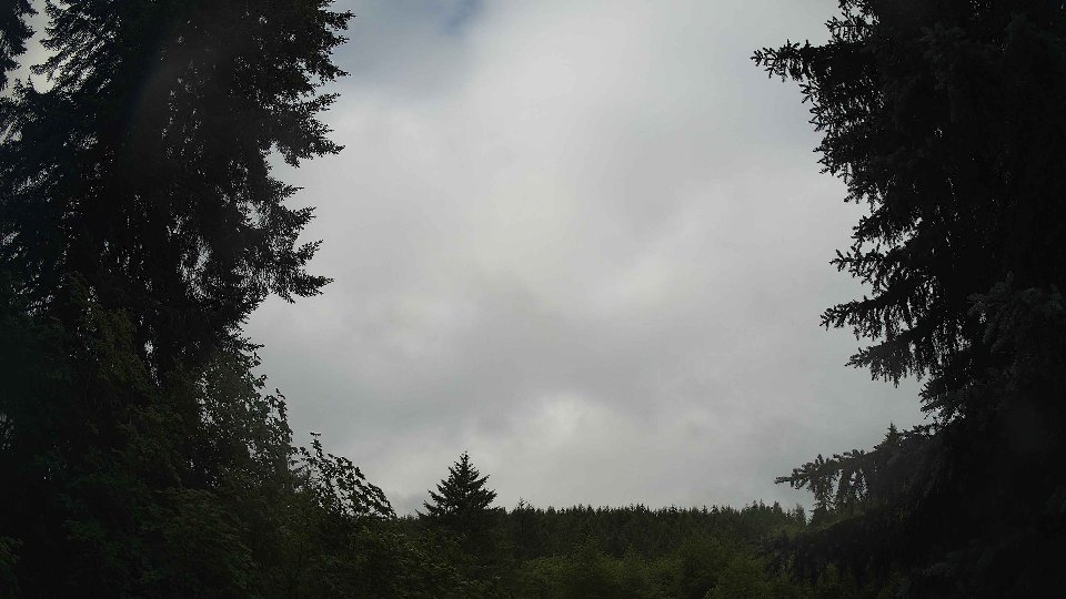 Pacific Northwest skyline timelapse frame from Jun 28th, 2026 at 8:45 AM