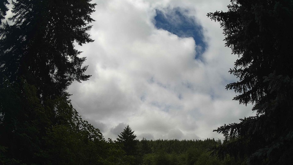Pacific Northwest skyline timelapse frame from Jun 28th, 2026 at 12:00 PM