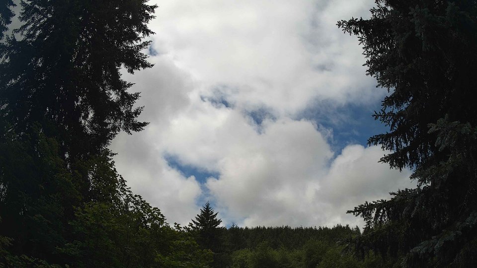 Pacific Northwest skyline timelapse frame from Jun 28th, 2026 at 12:30 PM