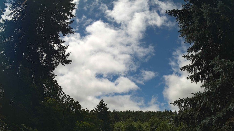 Pacific Northwest skyline timelapse frame from Jun 28th, 2026 at 1:00 PM