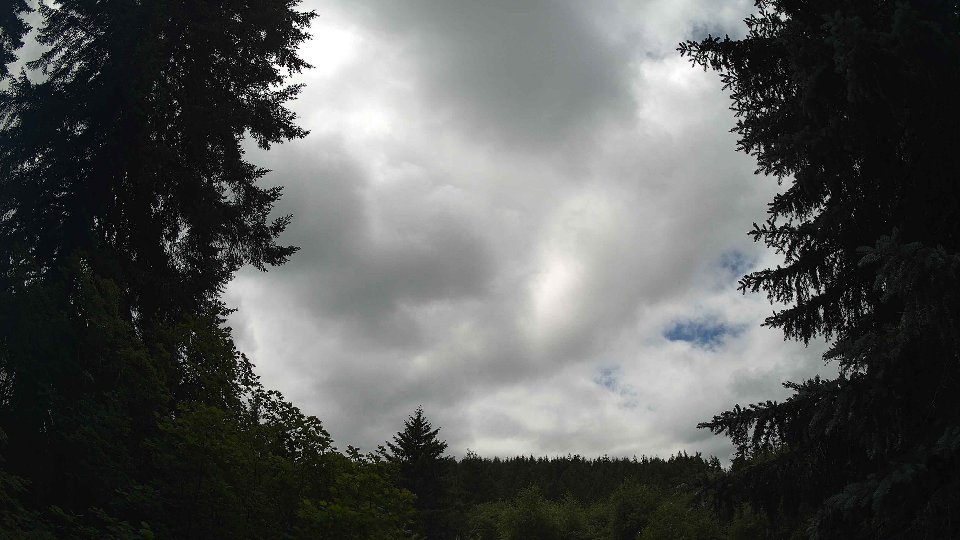 Pacific Northwest skyline timelapse frame from Jun 28th, 2026 at 1:30 PM