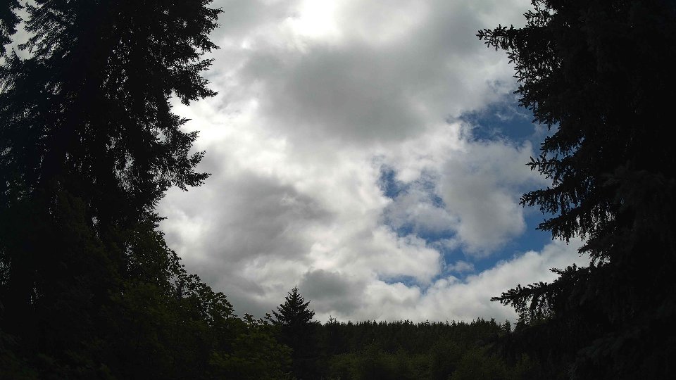Pacific Northwest skyline timelapse frame from Jun 28th, 2026 at 1:45 PM