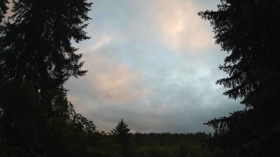 Pacific Northwest skyline timelapse frame from Jun 28th, 2026 at 8:00 PM