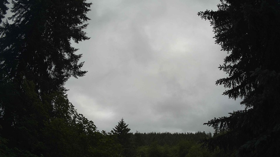 Pacific Northwest skyline timelapse frame from Jun 29th, 2026 at 7:45 PM