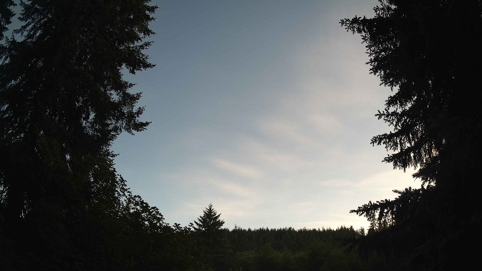 Pacific Northwest skyline timelapse on Jul 01, 2026 at 8:00 PM