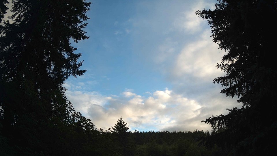 Pacific Northwest skyline timelapse frame from Jul 2nd, 2026 at 8:00 PM