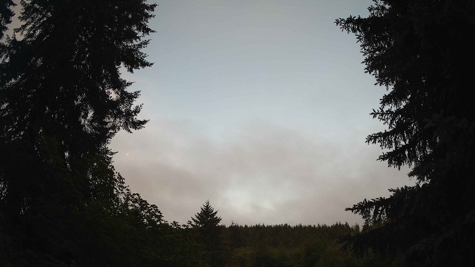 Pacific Northwest skyline timelapse frame from Jul 3rd, 2026 at 5:45 AM